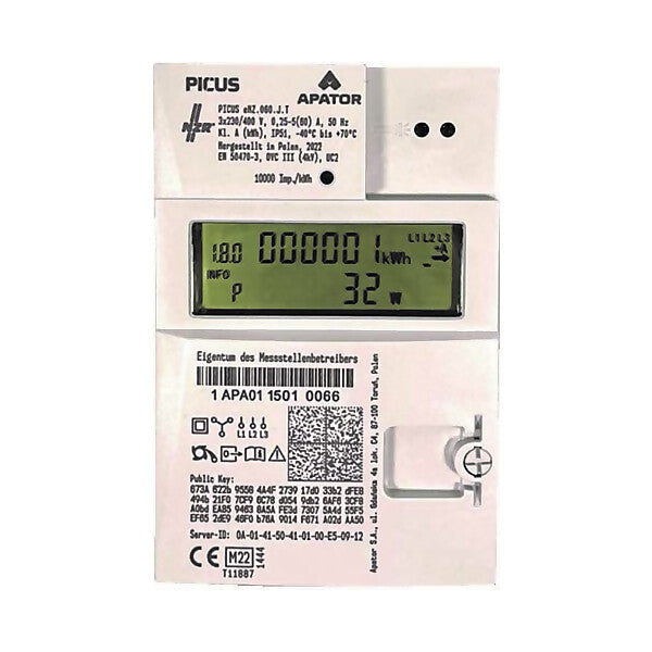 NZR Stromzähler 3 x 230/400V 23030627